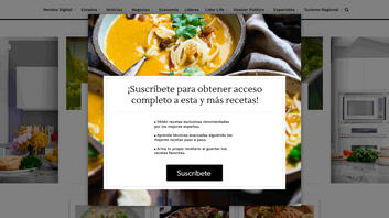 Subscription pop up (concept only) Subscription pop up (concept only)